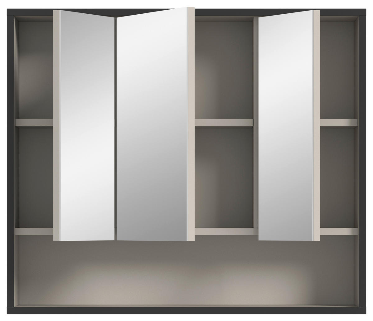SPIEGELSCHRANK 80/68/19 cm  - Kaschmir, MODERN, Holzwerkstoff/Metall (80/68/19cm) - MID.YOU