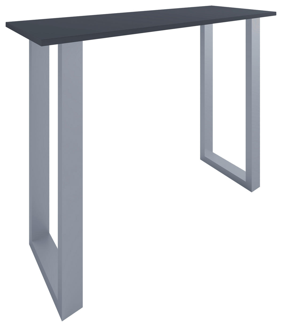 BARBORD i metall, trämaterial  140/50/102 cm  - silver/antracit, Klassisk, metall/trämaterial (140/50/102cm)