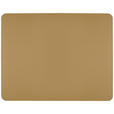 TISCHSET Textil Lederlook Goldfarben 45/35 cm  - Goldfarben, Basics, Textil (45/35cm) - Ambia Home