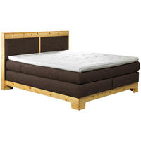 BOXSPRINGBETT 160/200 cm  in Braun  - Braun, Natur, Holz/Textil (160/200cm) - Linea Natura