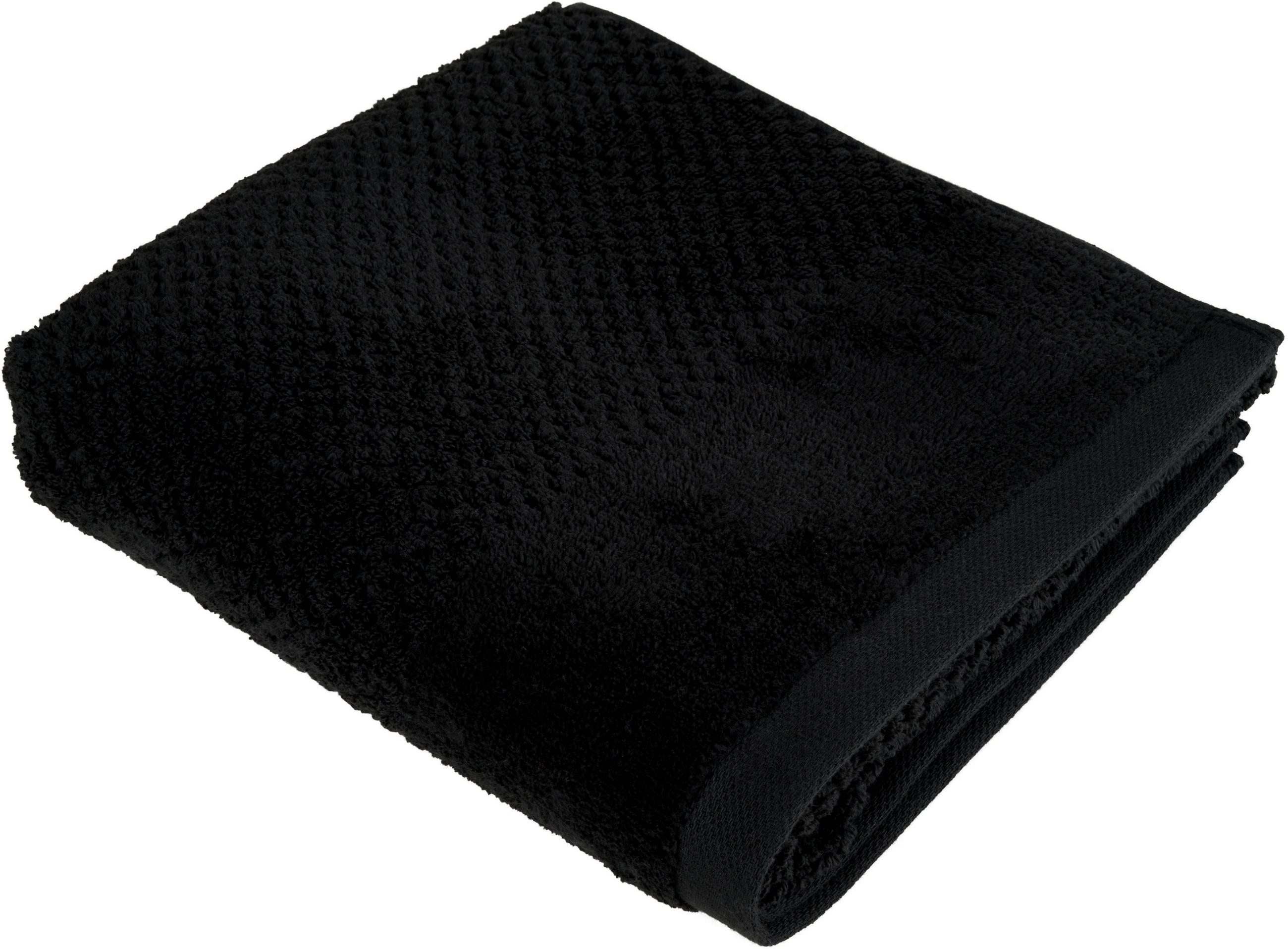 DUSCHTUCH 70/140 cm  - Schwarz, Basics, Textil (70/140cm) - Esposa