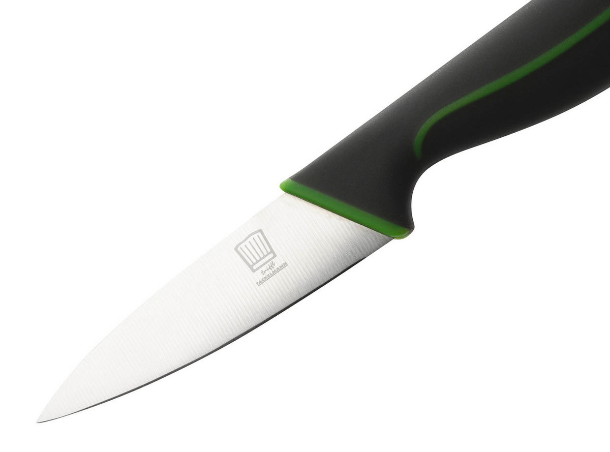 GEMÜSEMESSER Bonn 20 cm  - Silberfarben/Grau, Design, Kunststoff/Metall (20cm) - Chefkoch+Fackelmann