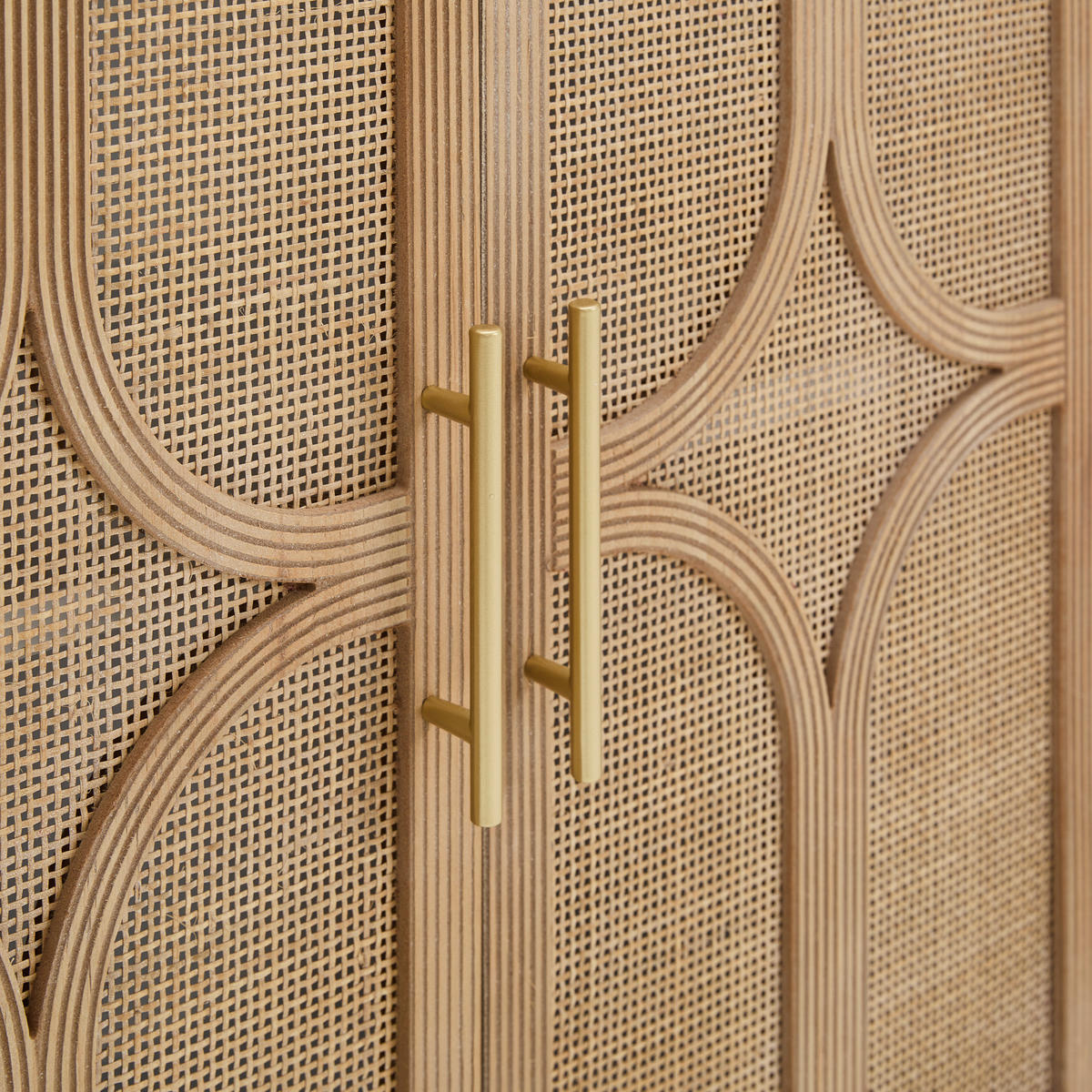 SIDEBOARD  in 148/85/35 cm  - Goldfarben/Naturfarben, KONVENTIONELL, Holz/Holzwerkstoff (148/85/35cm) - Livetastic