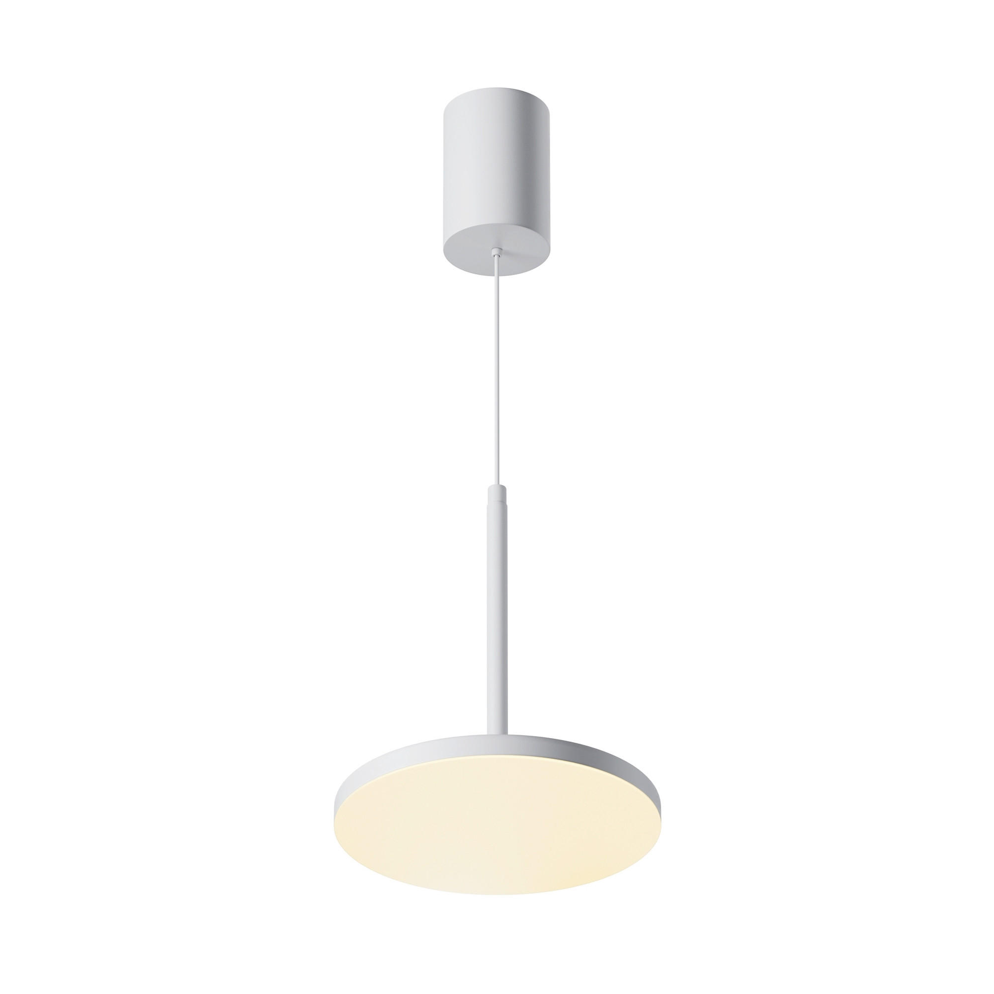 PENDELLEUCHTE Plato 18.5/195 cm  - Weiß, Design, Metall (18.5/195cm) - MAYTONI