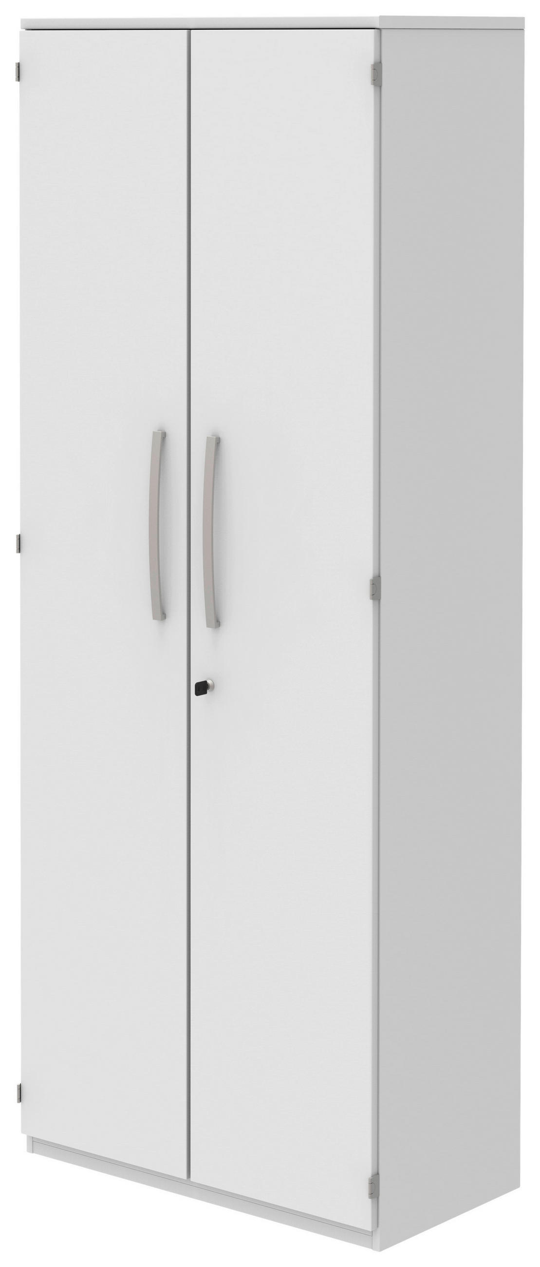AKTENSCHRANK Weiß  - Weiß, KONVENTIONELL, Holzwerkstoff (80/217,4/43cm) - Moderano