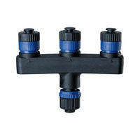 VERTEILER - Schwarz, Basics, Kunststoff (9,4/7,5cm) - Paulmann