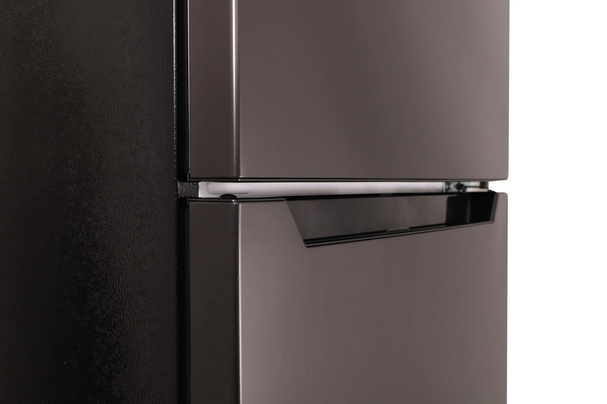 KÜHL-GEFRIER-KOMBINATION KG144S-37  - Schwarz, Trend, Glas/Kunststoff (47,4/144/49,5cm) - Respekta