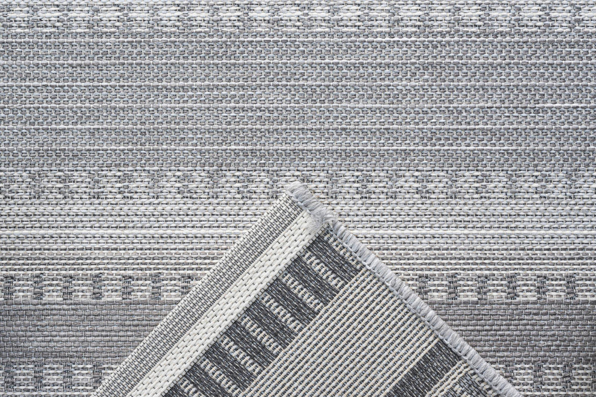 OUTDOORTEPPICH 80/150 cm Grau  - Grau, Design, Textil (80/150cm)