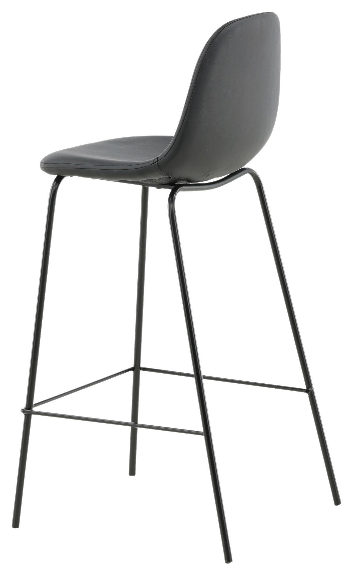 BARPALL SET i svart  - svart, Design, metall/textil (41,5/105/43cm) - Livetastic
