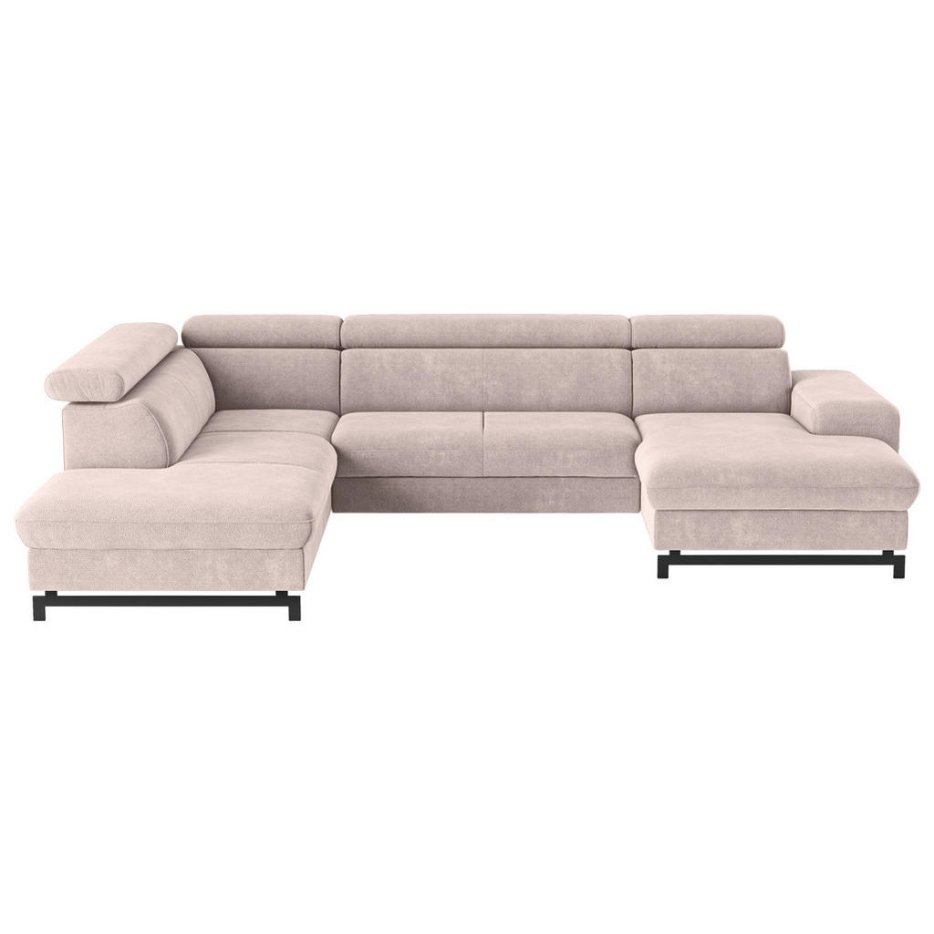 Wohnlandschaft Emma Mit Schlaffunktion Creme