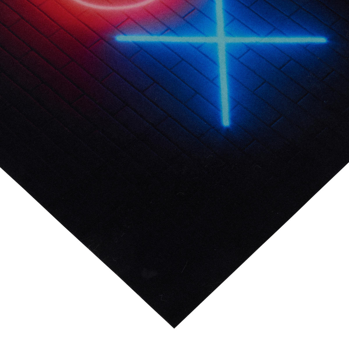 FLACHWEBETEPPICH 90/145 cm Neon Gaming Multicolor  - Multicolor, Trend, Kunststoff/Textil (90/145cm) - Esposa