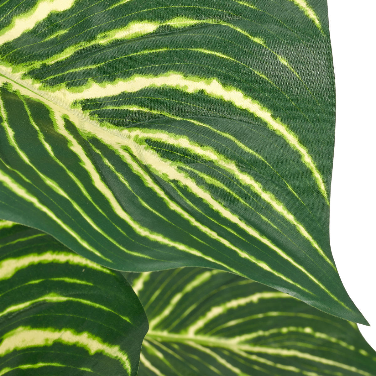 KUNSTPFLANZE Philodendron 120 cm  - Creme/Grün, Basics, Kunststoff (120cm)