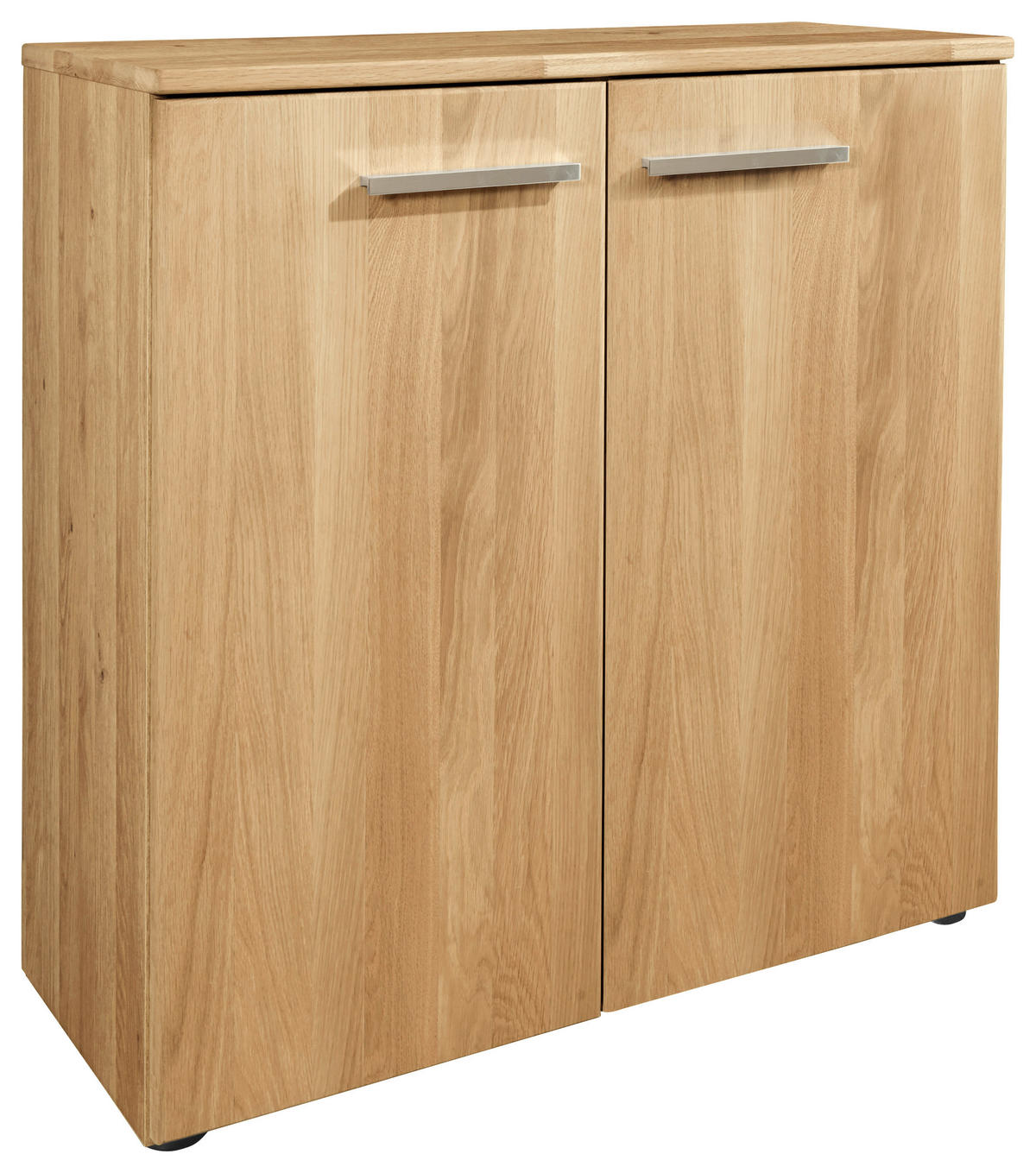 KOMMODE 80/86/36 cm  in Eichefarben  - Eichefarben/Alufarben, Design, Holz/Holzwerkstoff (80/86/36cm) - Dieter Knoll