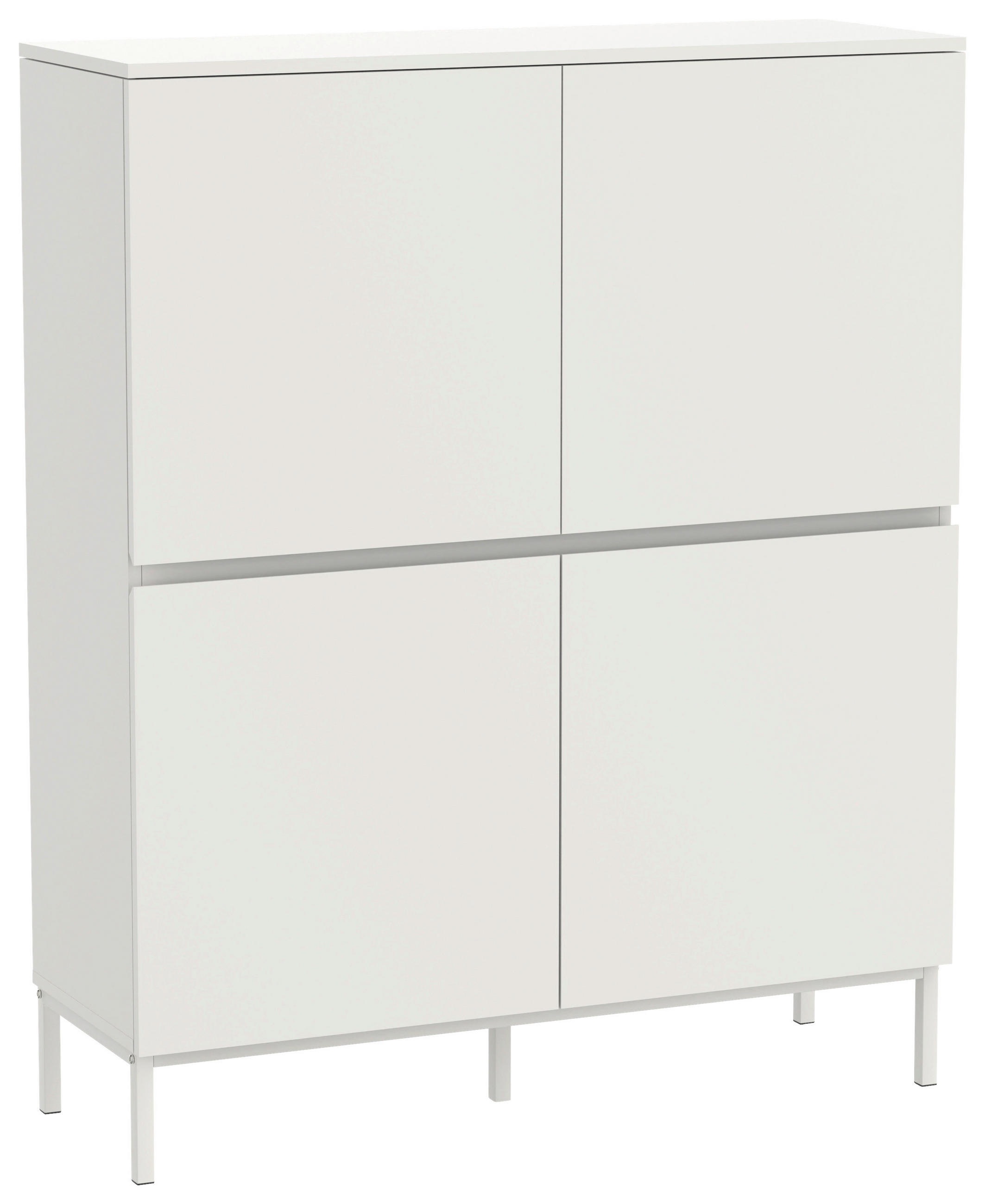 HIGHBOARD  in 100/122/35 cm  - Kaschmir, Design, Holzwerkstoff/Metall (100/122/35cm) - Hom`in