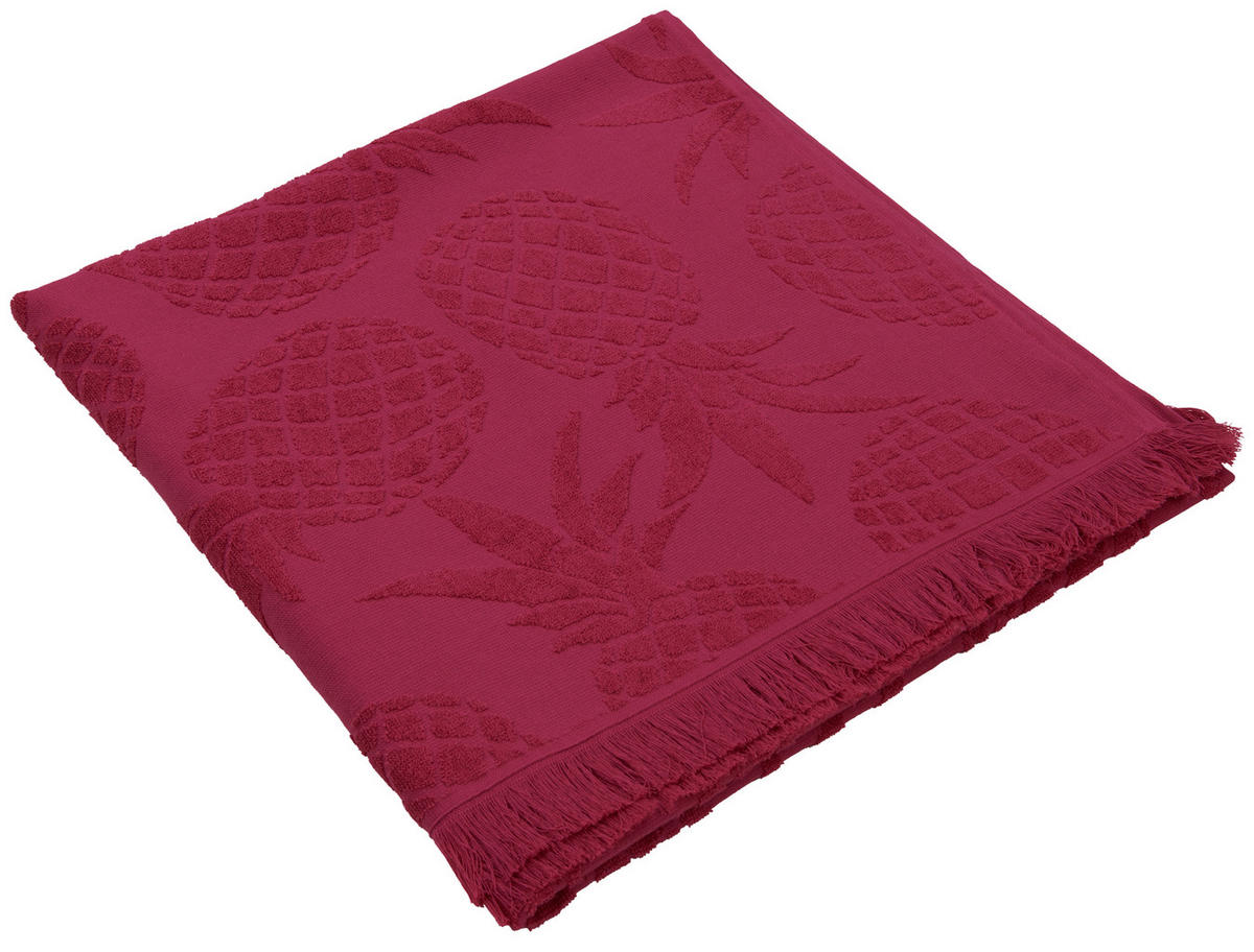 PEŠKIR ZA PLAŽU 90/180 cm , pink  - pink, Osnovno, tekstil (90/180cm) - Esposa