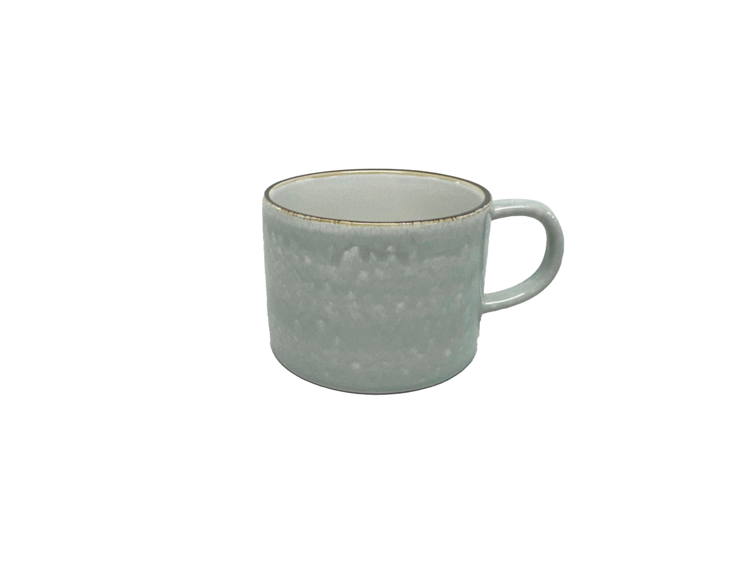KAFFEETASSE BREDA EISGRAU 350 ml  - Grau, Trend, Keramik (350ml) - Landscape