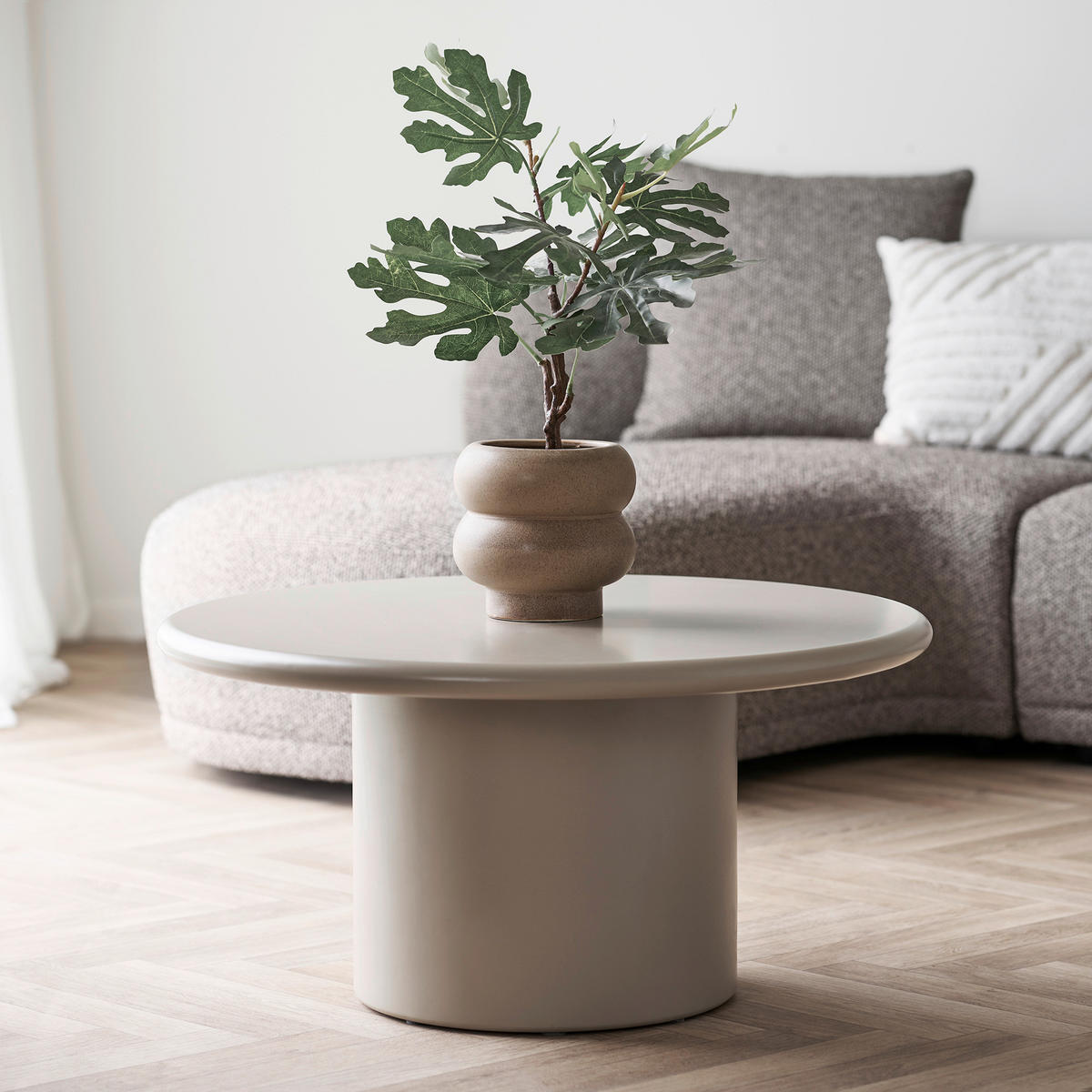 BLOMKRUKA 19/17,5 cm brun  - brun, Basics, keramik (19/17,5cm)
