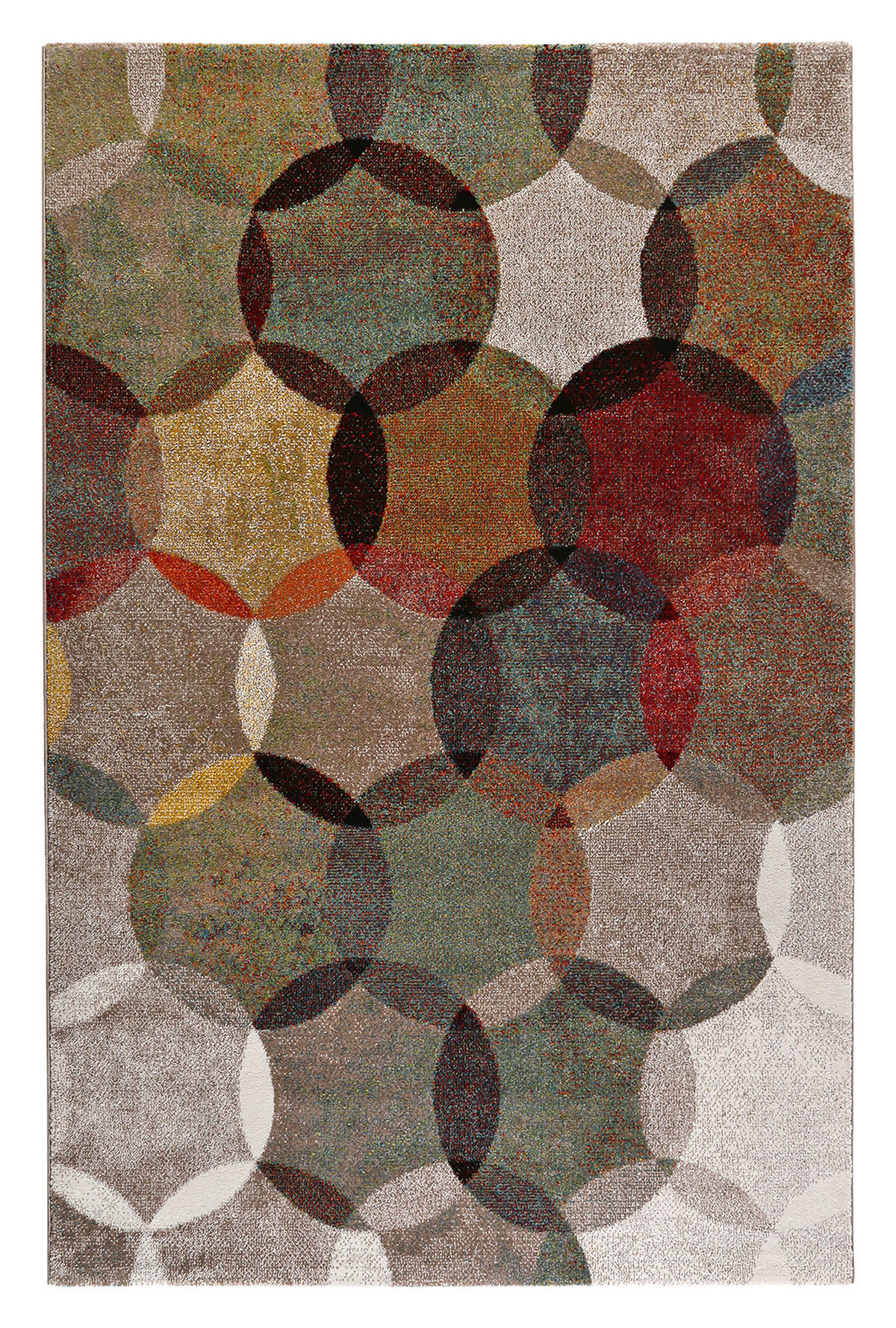 TKANÝ KOBEREC, 160/225 cm, viacfarebná - viacfarebná, Design, textil (160/225cm) - Esprit