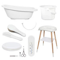 BABYBADESET SENSE EDITION 7-teilig  - Weiß, Basics, Kunststoff (79.5/40/46cm) - Bebe Jou
