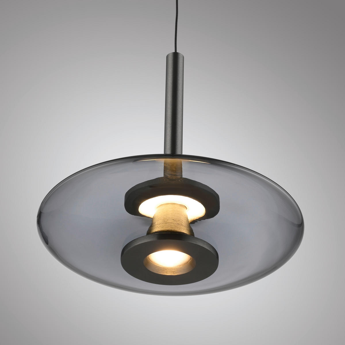 LED-PENDELLEUCHTE Pure Vitrum 22/200/200 cm   - Grau, Design, Glas/Metall (22/200/200cm) - Neuhaus PURE