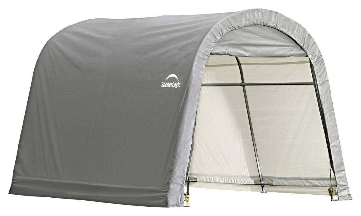 ZELTGARAGE 300/240/300 cm  - Grau, Basics, Kunststoff (300/240/300cm) - Ambia Garden