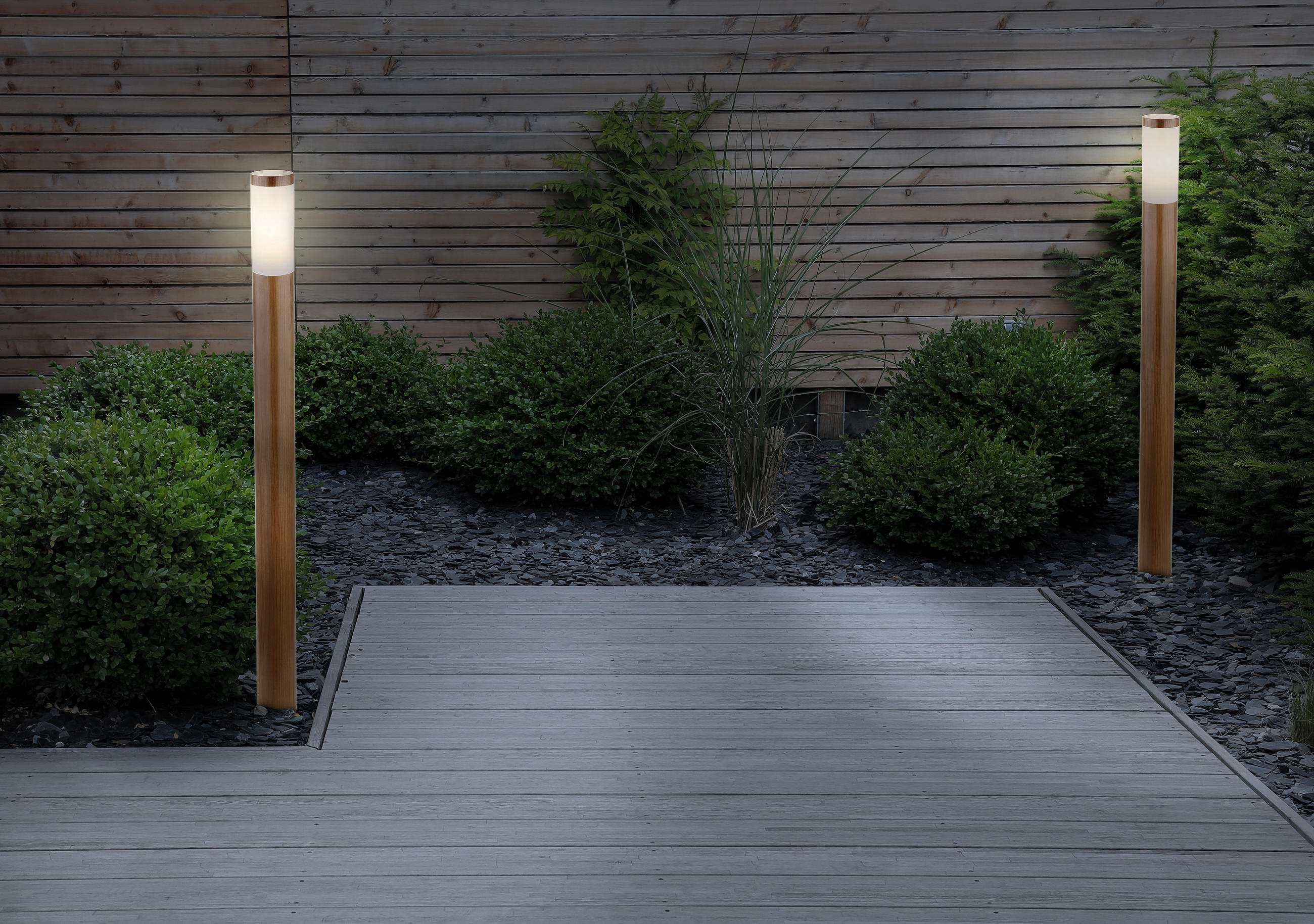 WEGELEUCHTE 12,7/110 cm   - Opal/Naturfarben, Basics, Kunststoff/Metall (12,7/110cm) - Globo