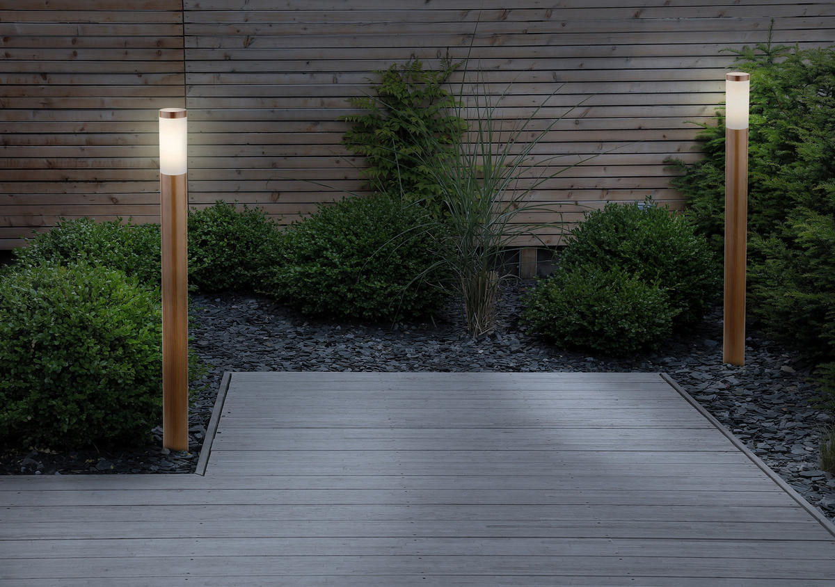 WEGELEUCHTE 12,7/110 cm   - Opal/Naturfarben, Basics, Kunststoff/Metall (12,7/110cm) - Globo