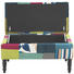 SITZBANK in Multicolor - Dunkelbraun/Multicolor, LIFESTYLE, Holz/Textil (80/40/40cm) SITZBANK in Multicolor - Dunkelbraun/Multicolor, LIFESTYLE, Holz/Textil (80/40/40cm)