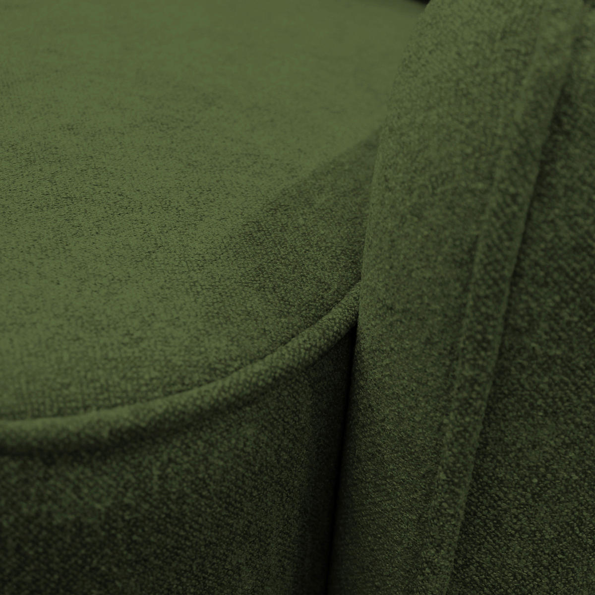 ECKSOFA Grün Struktur, Bouclé  - Schwarz/Grün, Design, Kunststoff/Textil (209/143cm) - MID.YOU