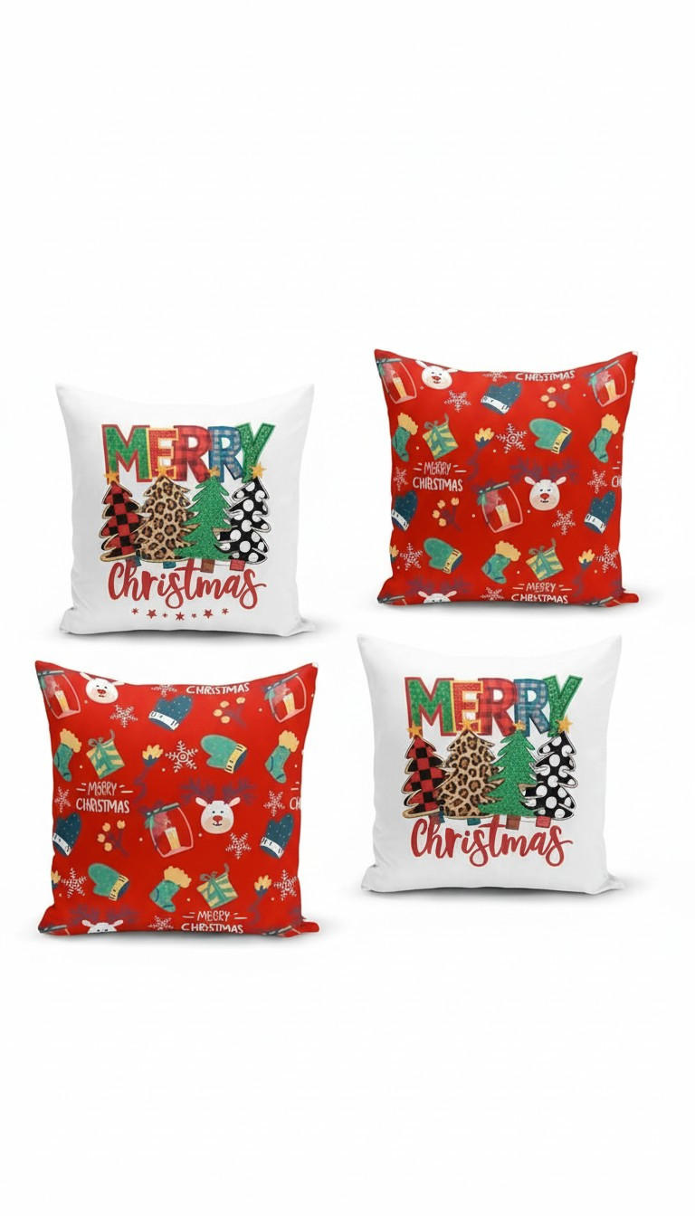 KISSENBEZUG-SET 43/43 cm  - Multicolor, Basics, Textil (43/43cm) - X-Mas