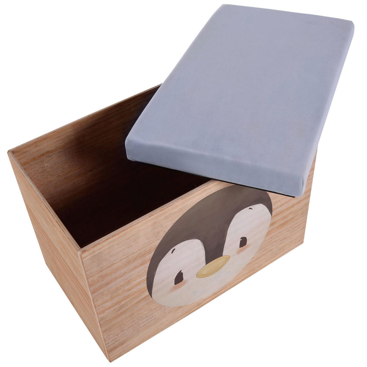 SPIELZEUGTRUHE Anouk  - Hellblau, KONVENTIONELL, Holz (50/40/30cm)