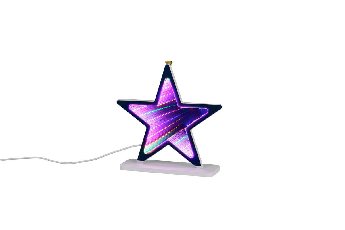 LED-WANDLEUCHTE Etoile 20/20/6 cm  - Weiß, LIFESTYLE, Kunststoff (20/20/6cm)