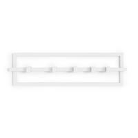 ZIDNI ČIVILUK   bela  metal  - bela, Osnovno, metal (53/15/6cm) - Umbra