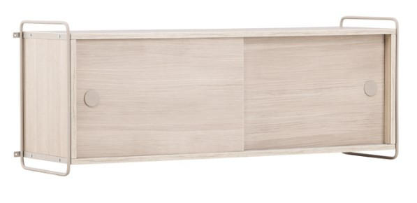 VÄGGHÄNGD MODUL vit  122/48/35 cm  - vit, Design, metall/trämaterial (122/48/35cm) - Niels Andersson