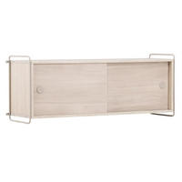 VÄGGHÄNGD MODUL vit  122/48/35 cm  - vit, Design, metall/trämaterial (122/48/35cm) - Niels Andersson