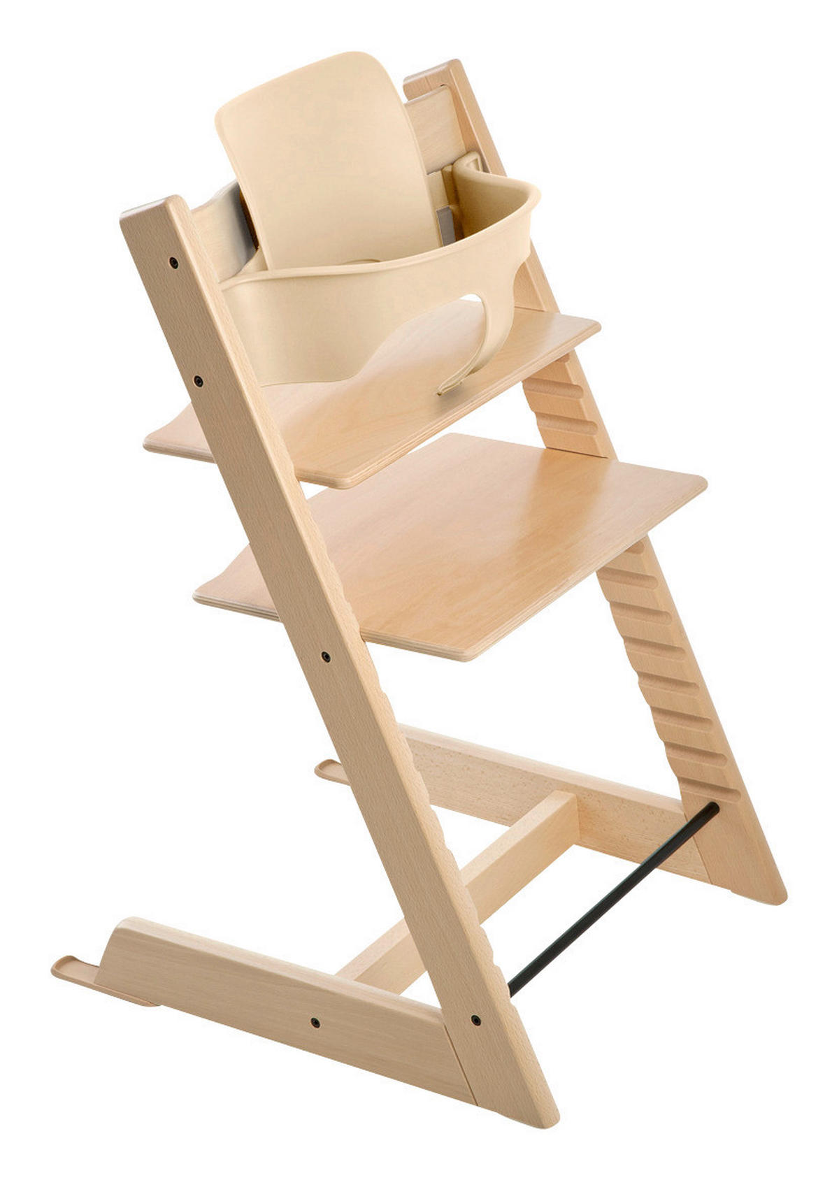 HOCHSTUHL-SET Tripp Trapp Bundles  - Naturfarben, Basics, Holz (83/65/46cm) - Stokke