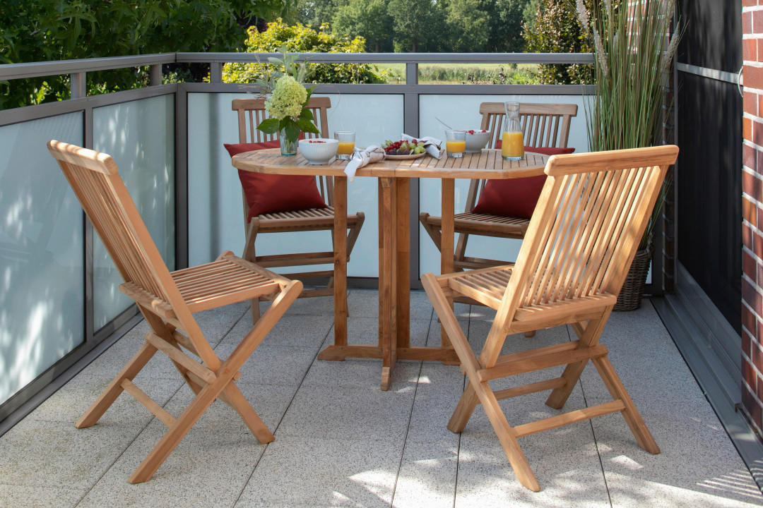 BALKONTISCH Holz  - Basics, Holz (120/60/75cm) - Gardenson
