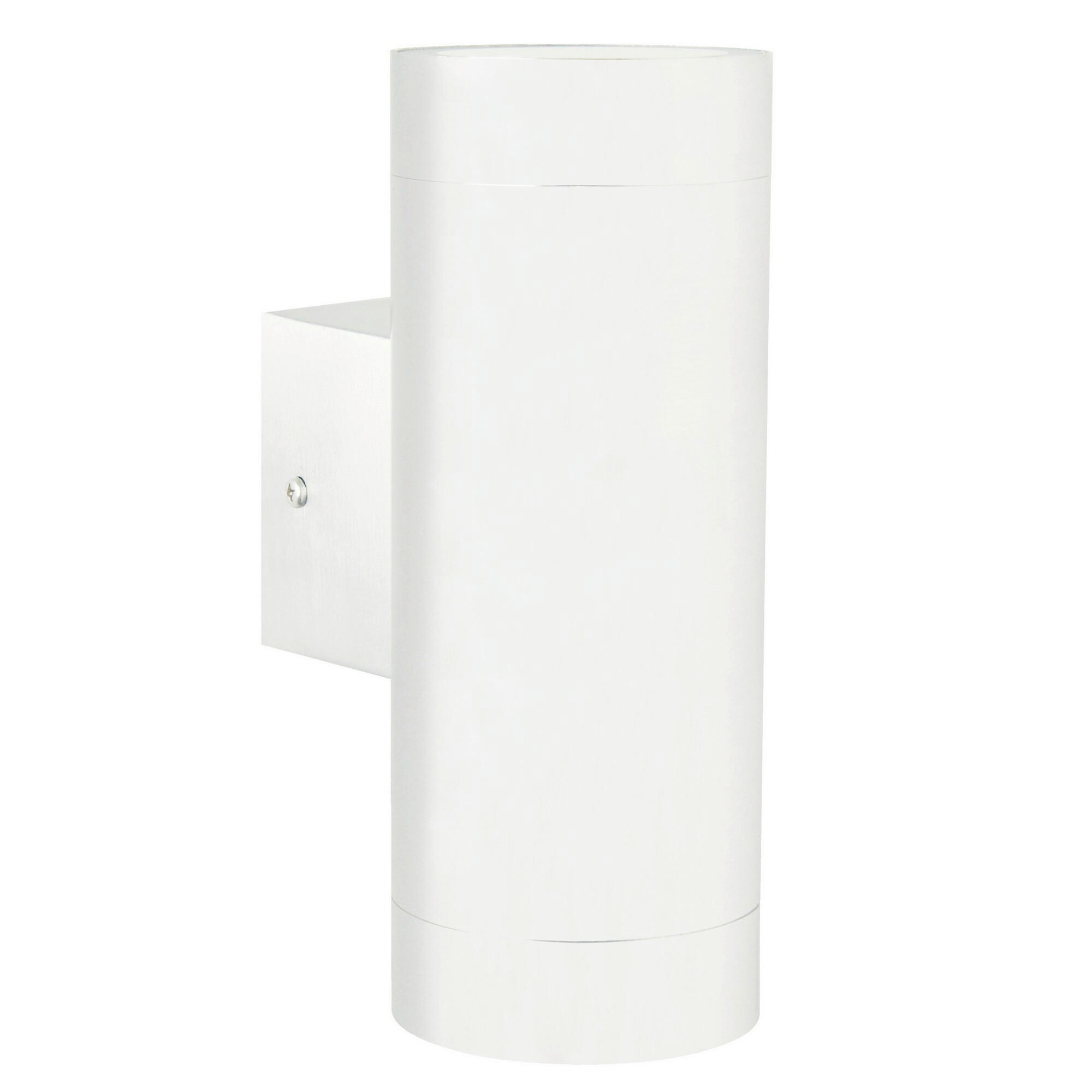 WANDLEUCHTE Tin 7,6/19 cm  - Weiß, Design, Metall (7,6/19cm) - Nordlux