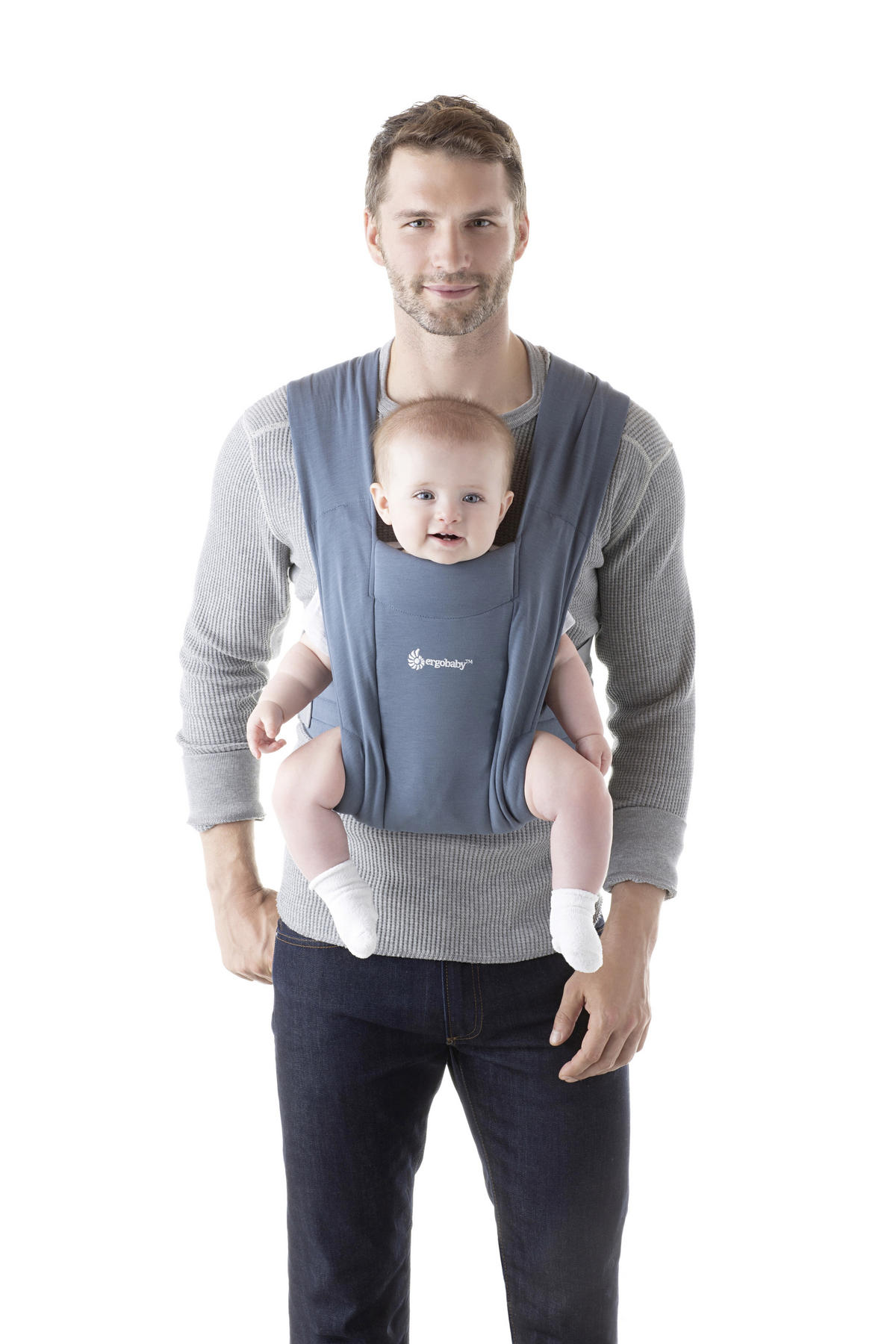 BABYTRAGE Embrace  - Pastellblau, Basics, Textil (17,4/12,4/26,5cm) - Ergo Baby