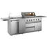 GASGRILLKÜCHE 8012315 - Edelstahlfarben, KONVENTIONELL, Metall (288/117/58cm) GASGRILLKÜCHE 8012315 - Edelstahlfarben, KONVENTIONELL, Metall (288/117/58cm)