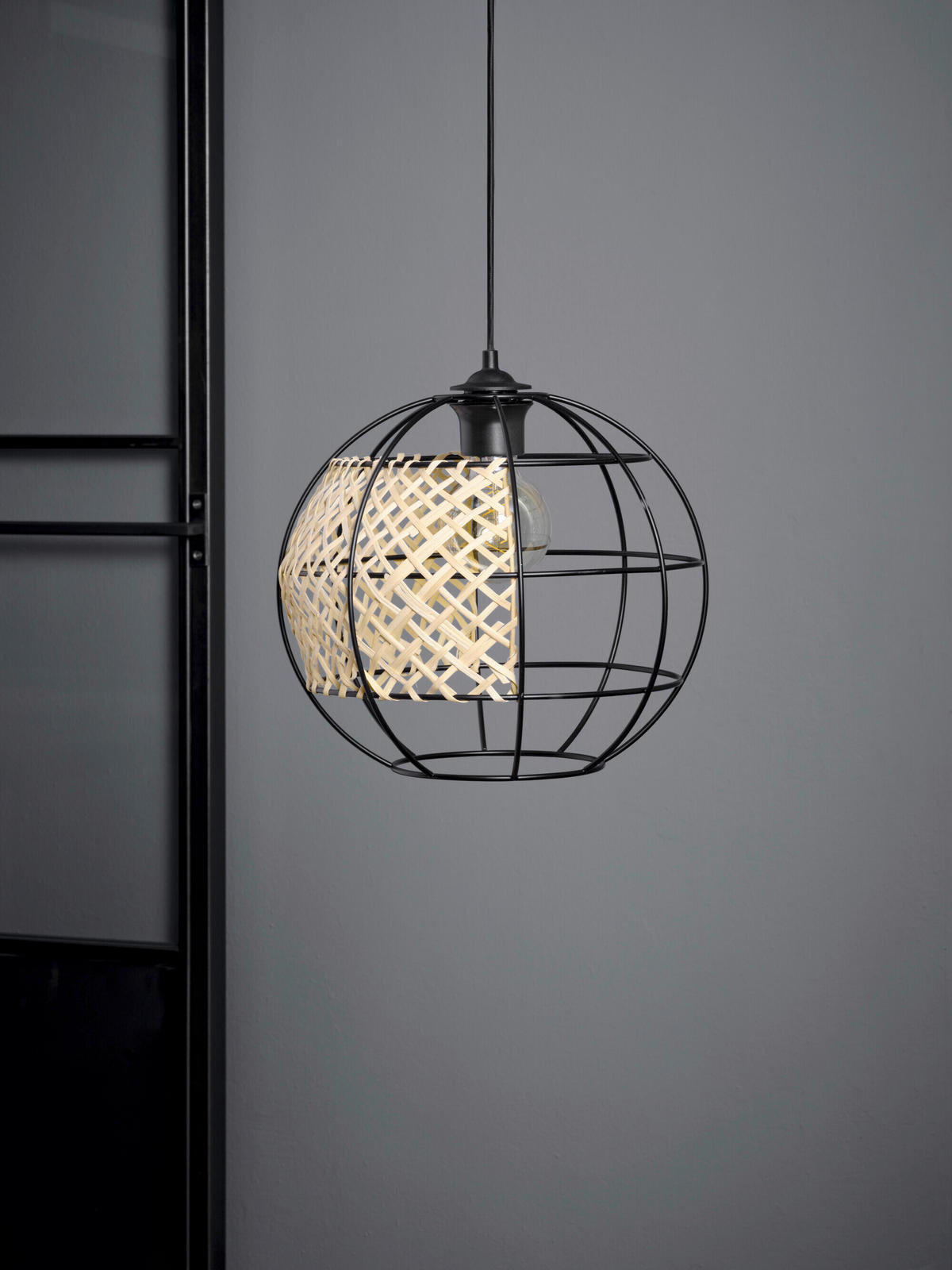 HÄNGELEUCHTE 30/132 cm  - Basics, Holz/Metall (30/132cm) - Osram