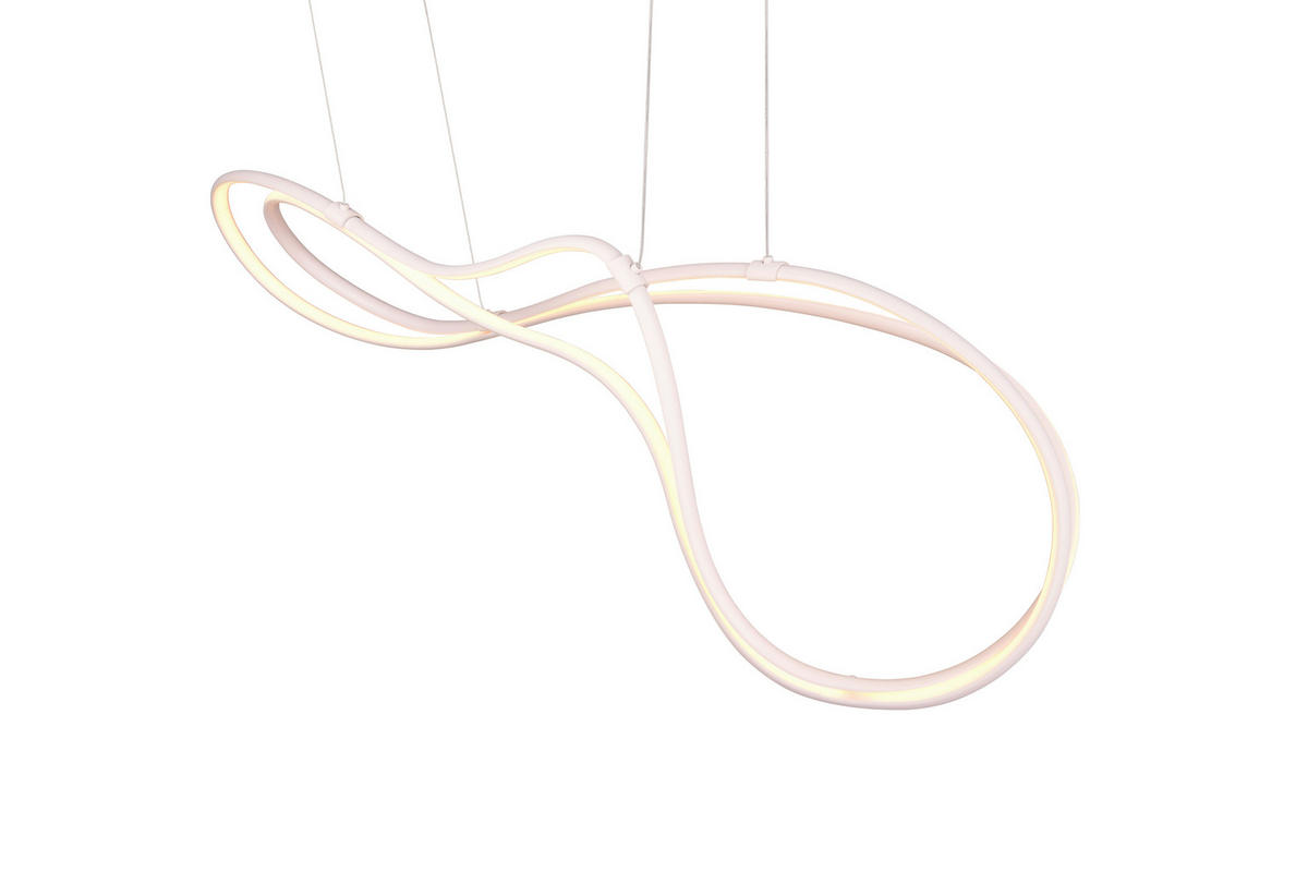 LED-PENDELLEUCHTE 113/24/150 cm    - Weiss, Design, Metall (113/24/150cm) - Trio Leuchten