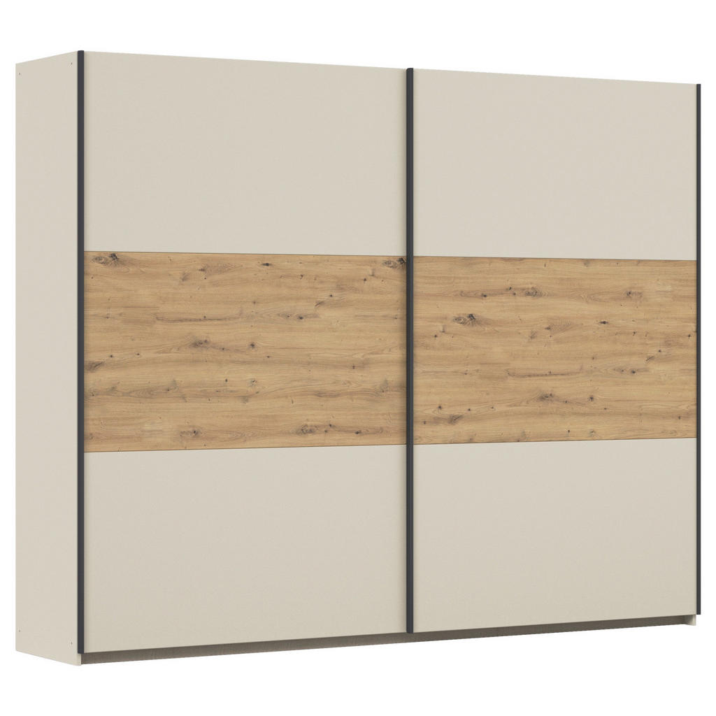 Schwebetürenschrank Neo Champagner Eiche Artisan Dekor