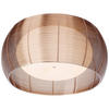 DECKENLEUCHTE RELAX  - Bronzefarben, Design, Glas/Metall (50/26cm)