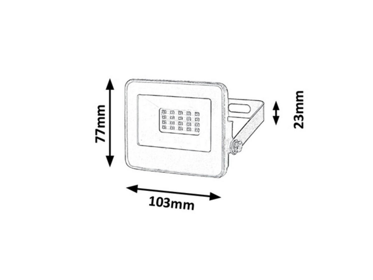 SPOLJNA ZIDNA SVETILJKA Flood  - prozirna/crna, Osnovno, metal/plastika (7.7/10.3/2.3cm)