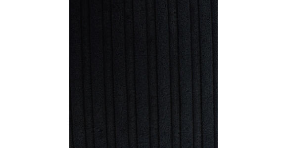 ECKSOFA in Cord Schwarz  173/276 cm  - Schwarz, KONVENTIONELL, Textil/Metall (173/276cm) - Carryhome