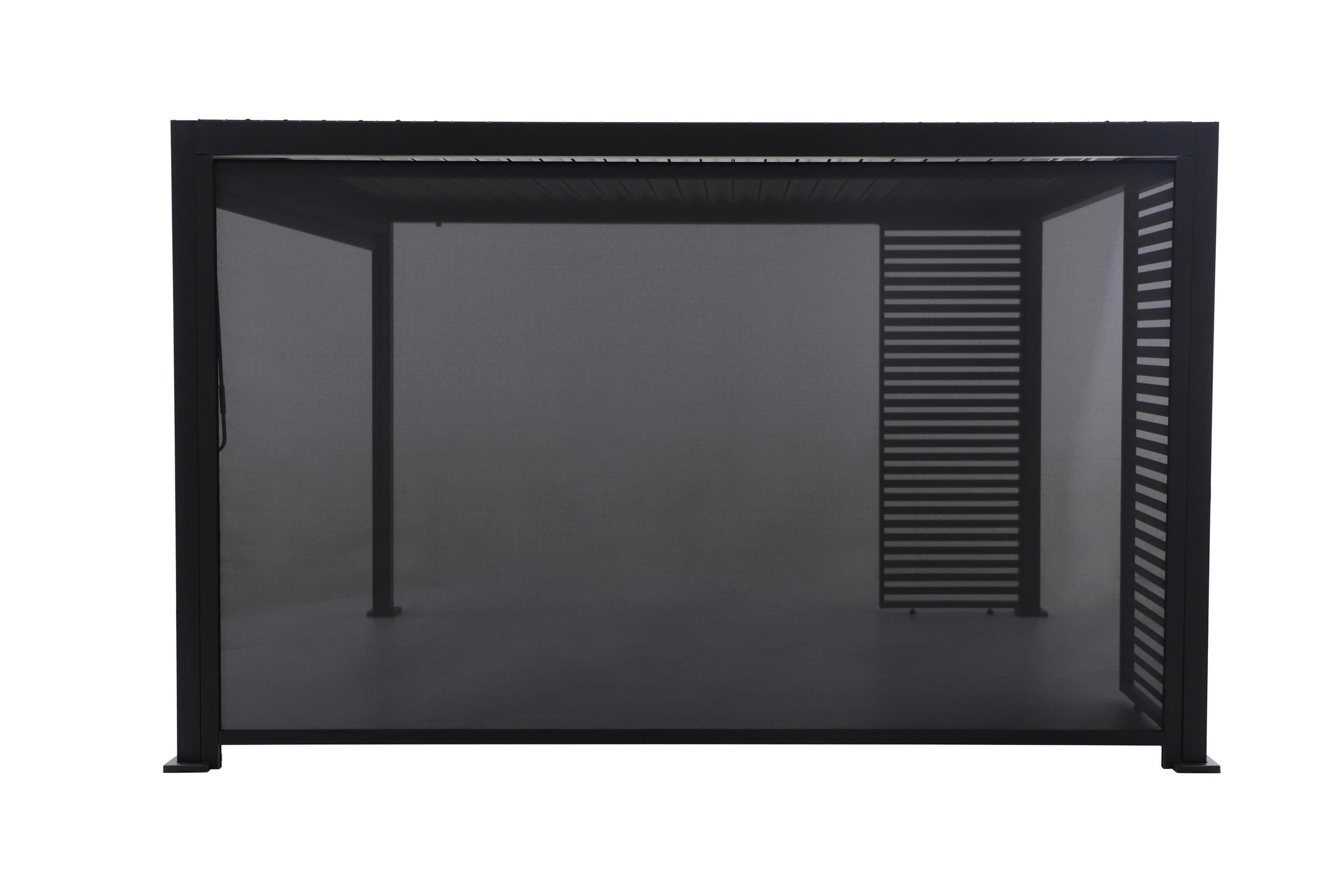 PERGOLA-ROLLO 371/231,5/9 cm   - Anthrazit, Basics, Metall (371/231,5/9cm) - Gardenson