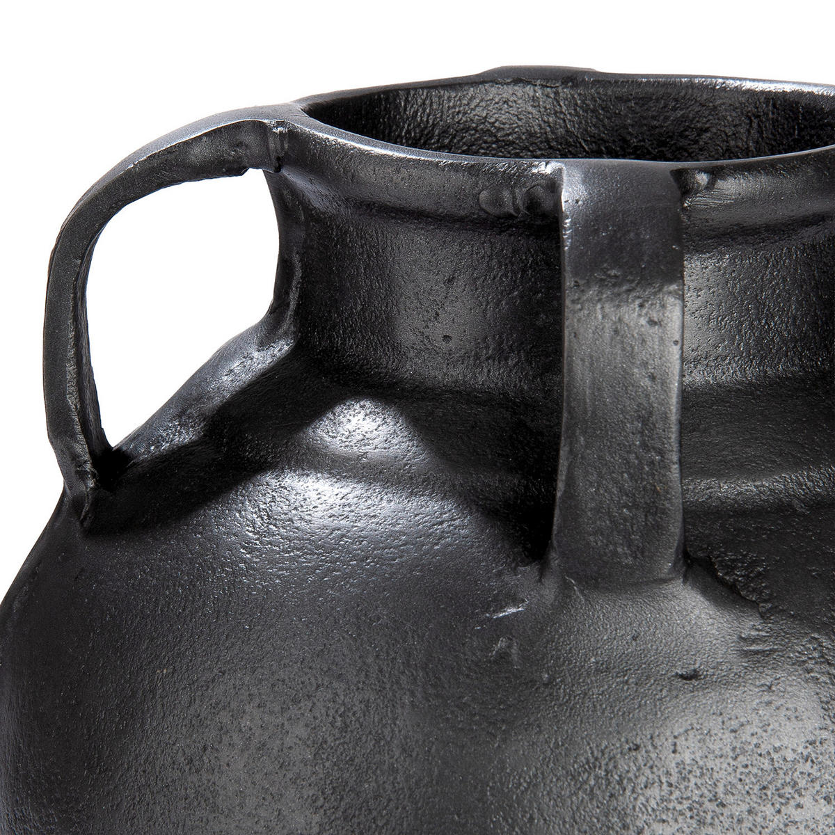 DEKOVASE  - Grau, Basics, Metall (20/25cm)