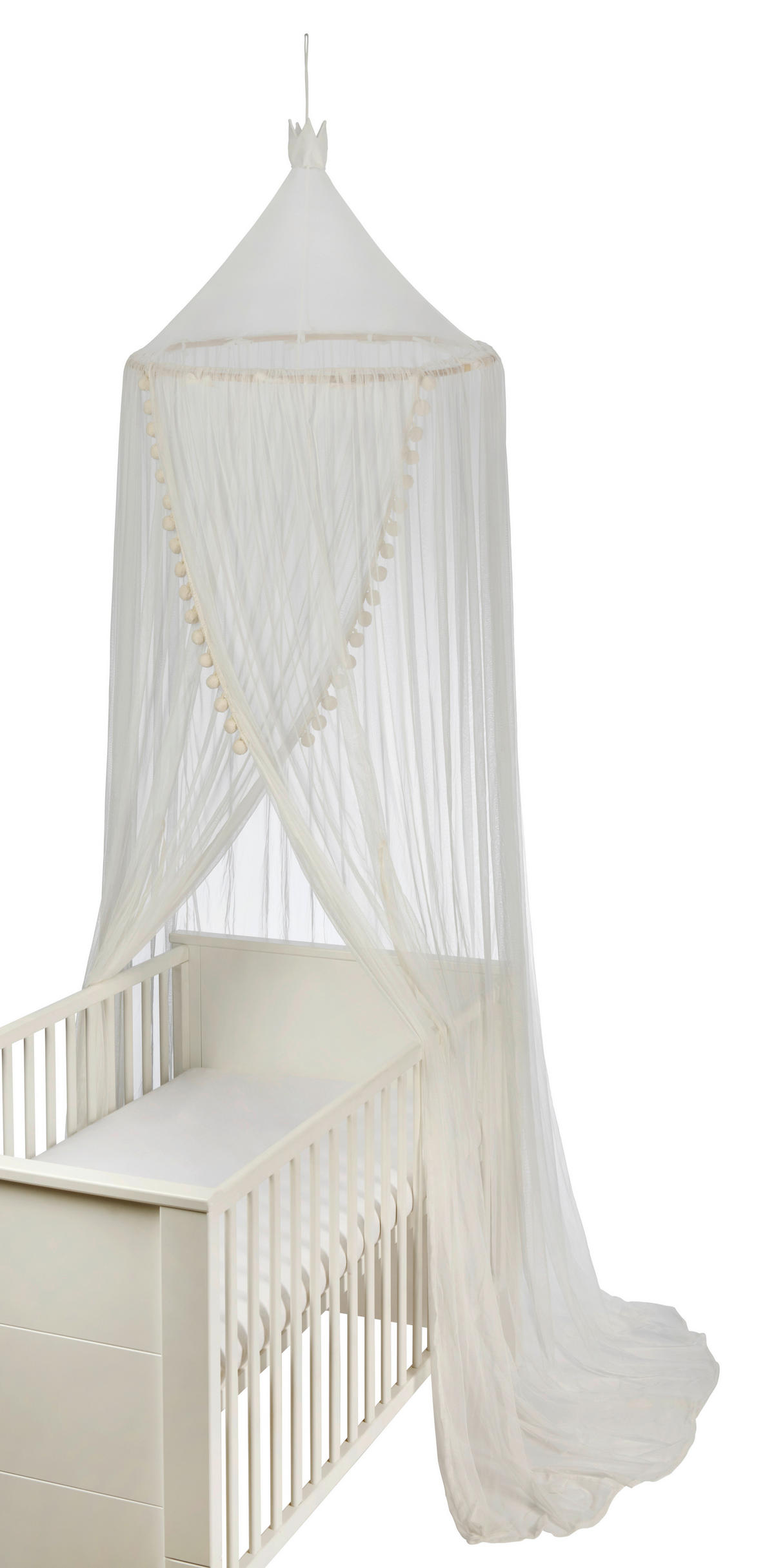 BALDAHIN   - bijela, Basics, tekstil (71/235cm) - Patinio