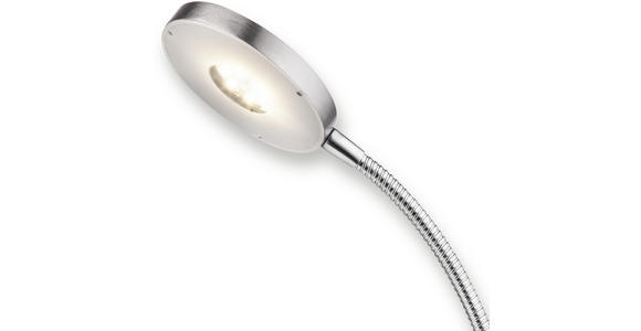 Klemmleuchte Christel Chrom mit Beweglichem Arm - MODERN, Kunststoff/Metall (29,5/8/44cm) - Luca Bessoni